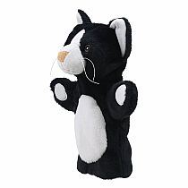 Black White Cat Animal Puppet Buddy