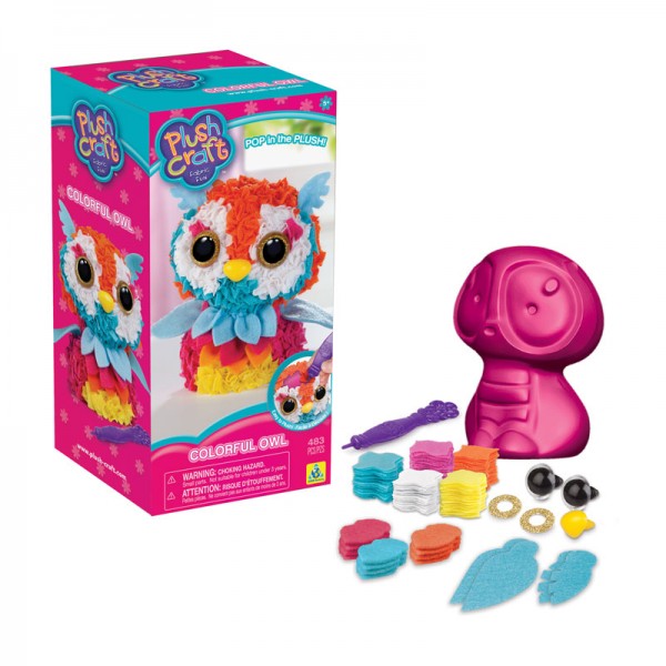 PlushCraft Make an Owl Kit for Kids