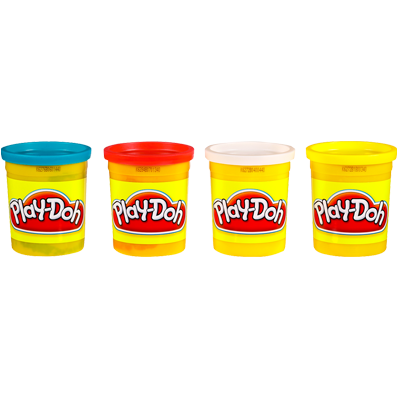 Play Doh Classic 4-Pack - Over the Rainbow