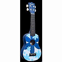 AMAHI BLUE FLOWER UKULELE