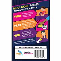 BING! BING! BANG! BOOM! CARD GAME