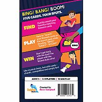 BING! BING! BANG! BOOM! CARD GAME