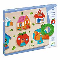 ****SALE PRICE--REG  $19.99**** HOUSE WOOD PUZZLE
