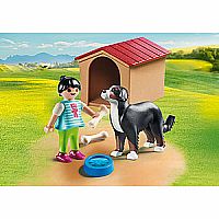 PM 123 Dog with Doghouse