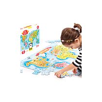 YOUNG EXPLORERS WORLD PUZZLE 168pc