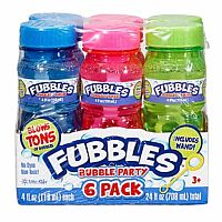 FUBBLES 4 OZ 6 PK