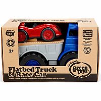 GT FLATBED W RED RACE CAR