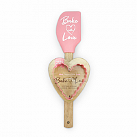 BAKE W LOVE SPATULA HEART COOKIE CUTTER