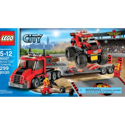 Lego Monster Truck Transporter Over the Rainbow