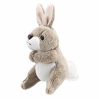 FINGER PUPPET GREY RABBIT