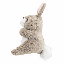 FINGER PUPPET GREY RABBIT