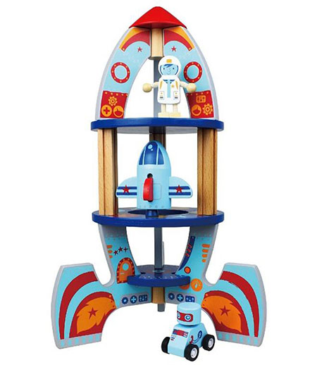 Rocket Ship Playset Over the Rainbow