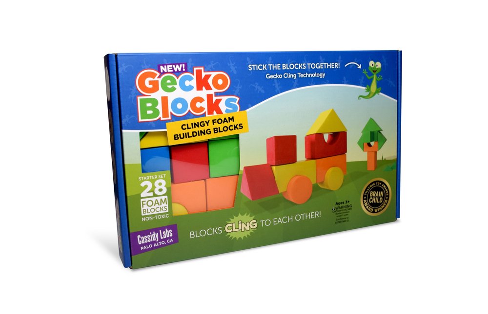 Gecko Blocks Over the Rainbow
