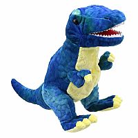 BABY DINO PUPPET T REX BLUE