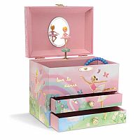 BALLERINA JEWELRY BOX LG 2 DR
