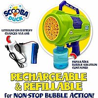 HYPER BUBBLES BLASTER RECHARGABLE