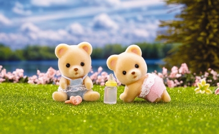Calico critters cuddle bear twins new arrivals