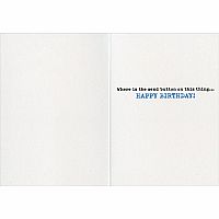 TYPEWRITER CAT BDAY CARD