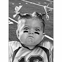 FOOTBALL GIRL ENCOURAGEMENT CARD