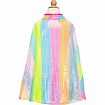 STRIPY SEQUINS CAPE 4/6