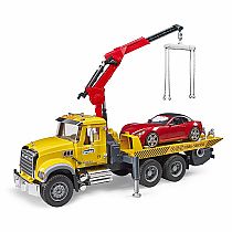 BRUDER MACK TOW TRUCK W ROADST