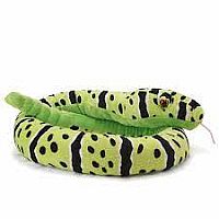 SNAKE 54" GREEN ROCK RATTLE SNAKE