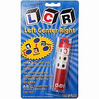 Left Center Right Dice Game - Styles Vary Tube/Tin