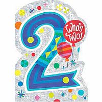 2ND BIRTHDAY FOIL CARD