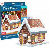 ****SALE PRICE--REG  $17.99****Snow Paper Gingerbread House