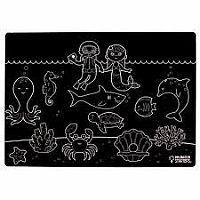 ****SALE PRICE— REG $5.99**** Chalkboard Placemat-Sea