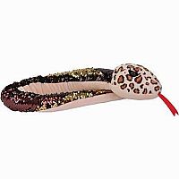 SEQUIN SNAKE LEOPARD