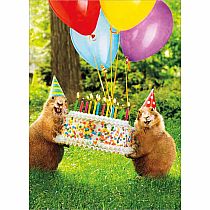 PRAIRIE DOG PARTY BD CARD