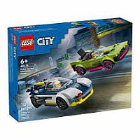 LEGO POLICE CAR MUSCLE CAR CHASE