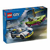 LEGO POLICE CAR MUSCLE CAR CHASE