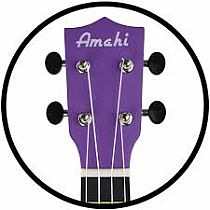 Amahi Ukulele - Purple Mermaid