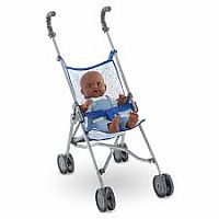 14"+ BB BLUE UMBRELLA STROLLER