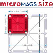 MICROMAGS 26 PC TRAVEL SET