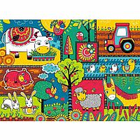 DAY AT THE FARM 60 PC PUZ