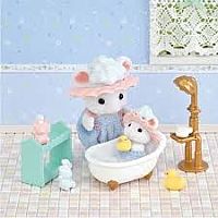 CC BATHTIME BUBBLE SIBLINGS--Calico Critters
