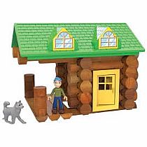 LINCOLN LOGS ON THE TRAIL 59PC