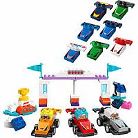 DUPLO F1 TEAM RCE CARS/DRIVERS