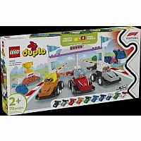 DUPLO F1 TEAM RCE CARS/DRIVERS