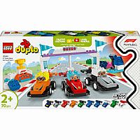 DUPLO F1 TEAM RCE CARS/DRIVERS