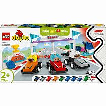 DUPLO F1 TEAM RCE CARS/DRIVERS