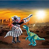 PM Duo Pack Velociraptor w Dino Catcher