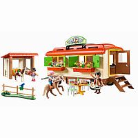 Pony Shelter with Mobile Home