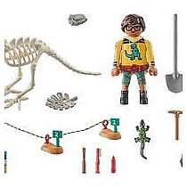 PM ARCHAEOL DIG W DINO SKELETO