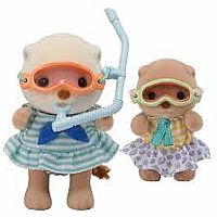 CC SEA OTTER SISTERS SPLASHY SNORKEL SET