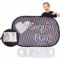 GIANT RAINBOW SEQUINS REVERSIBLE MAT