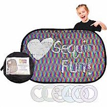 GIANT RAINBOW SEQUINS REVERSIBLE MAT